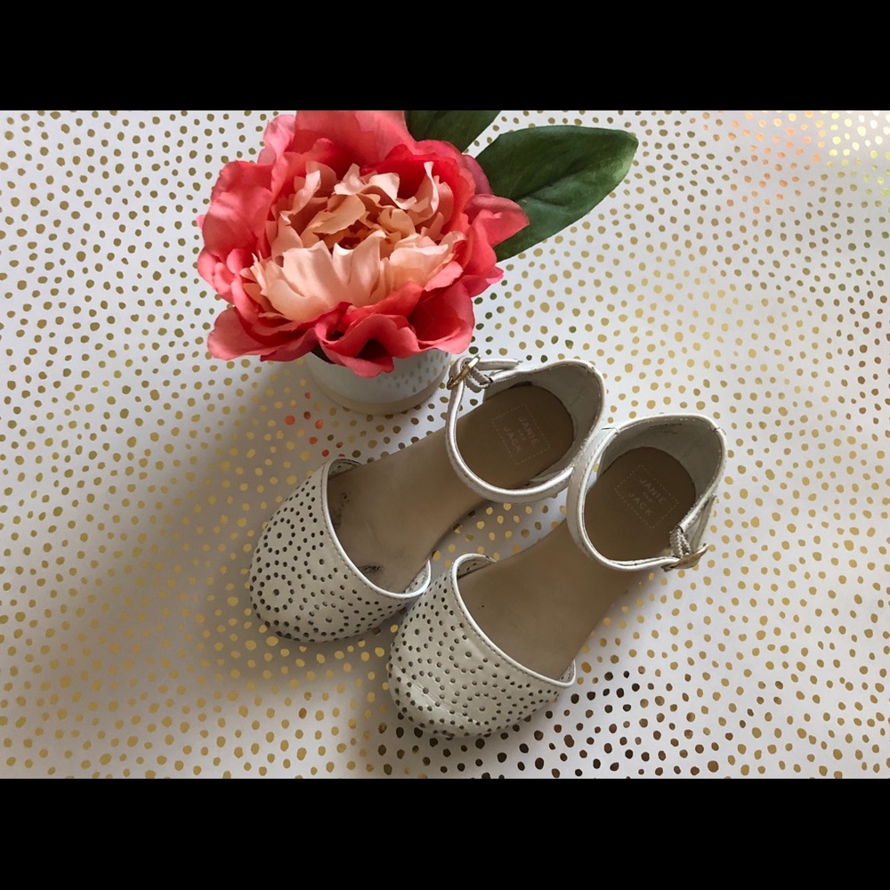 White Janie and Jack sandals